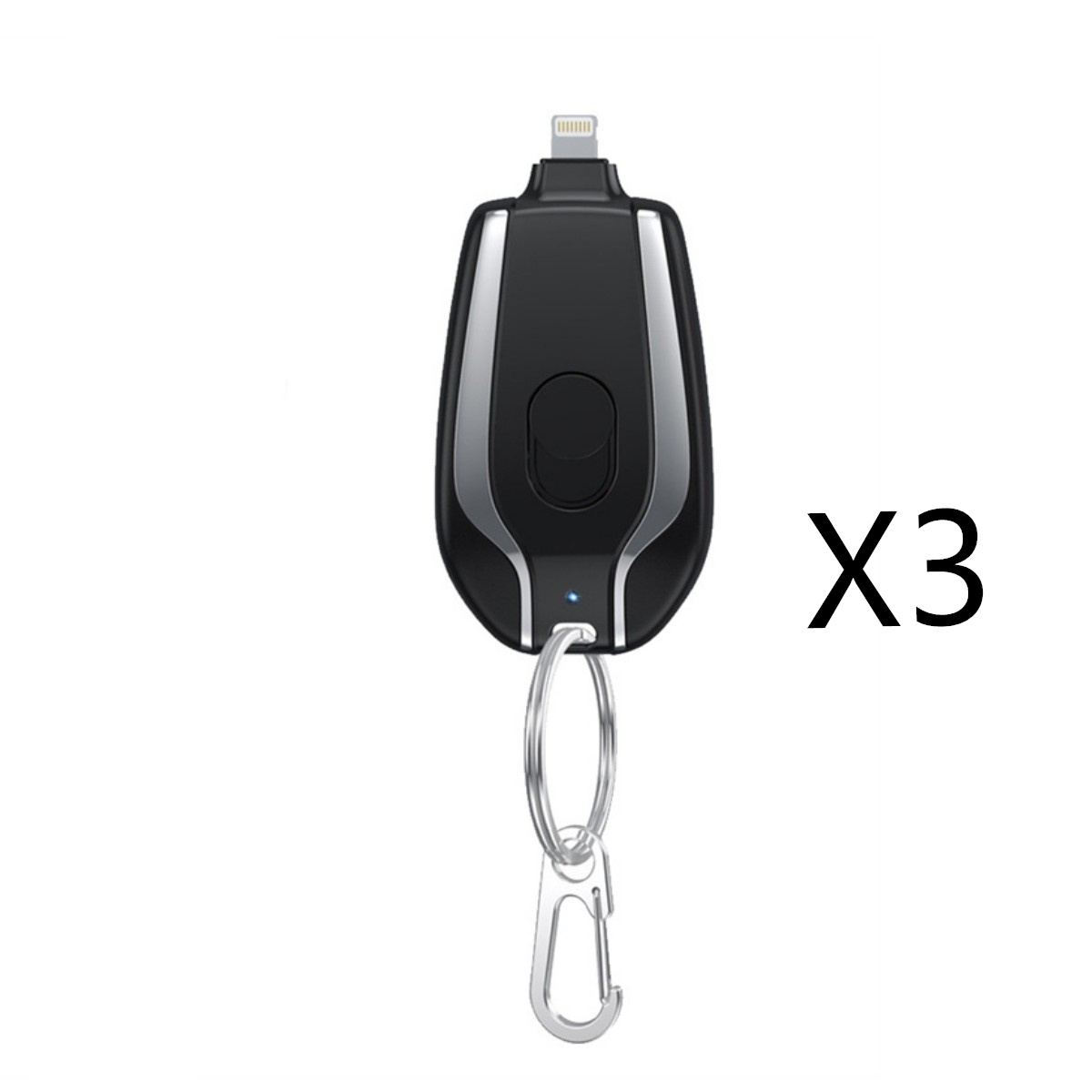Powerbank de poche 1500 mAh – Porte-clés Type-C, recharge rapide d’urgence – Image 3